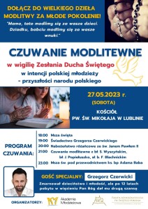 Czuwanie modlitewne. 27.05.2023