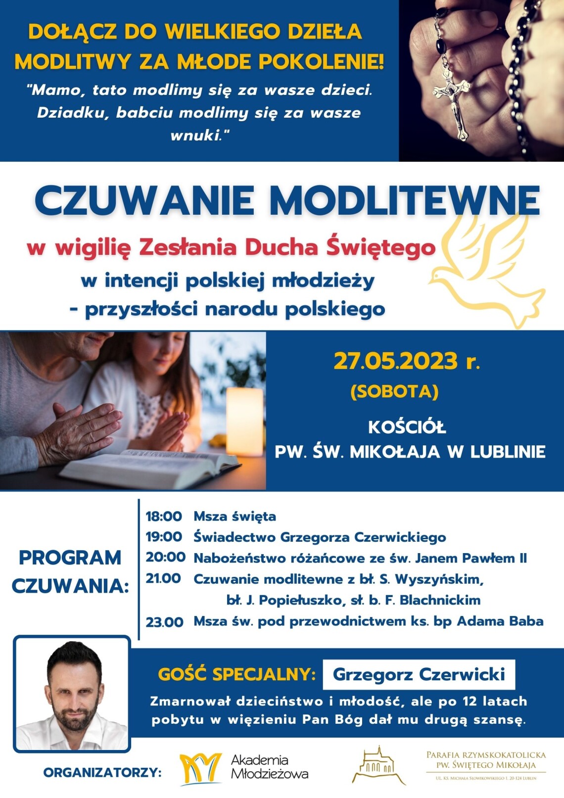 Czuwanie modlitewne. 27.05.2023