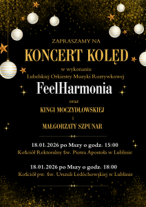 Plakat na koncert kolęd